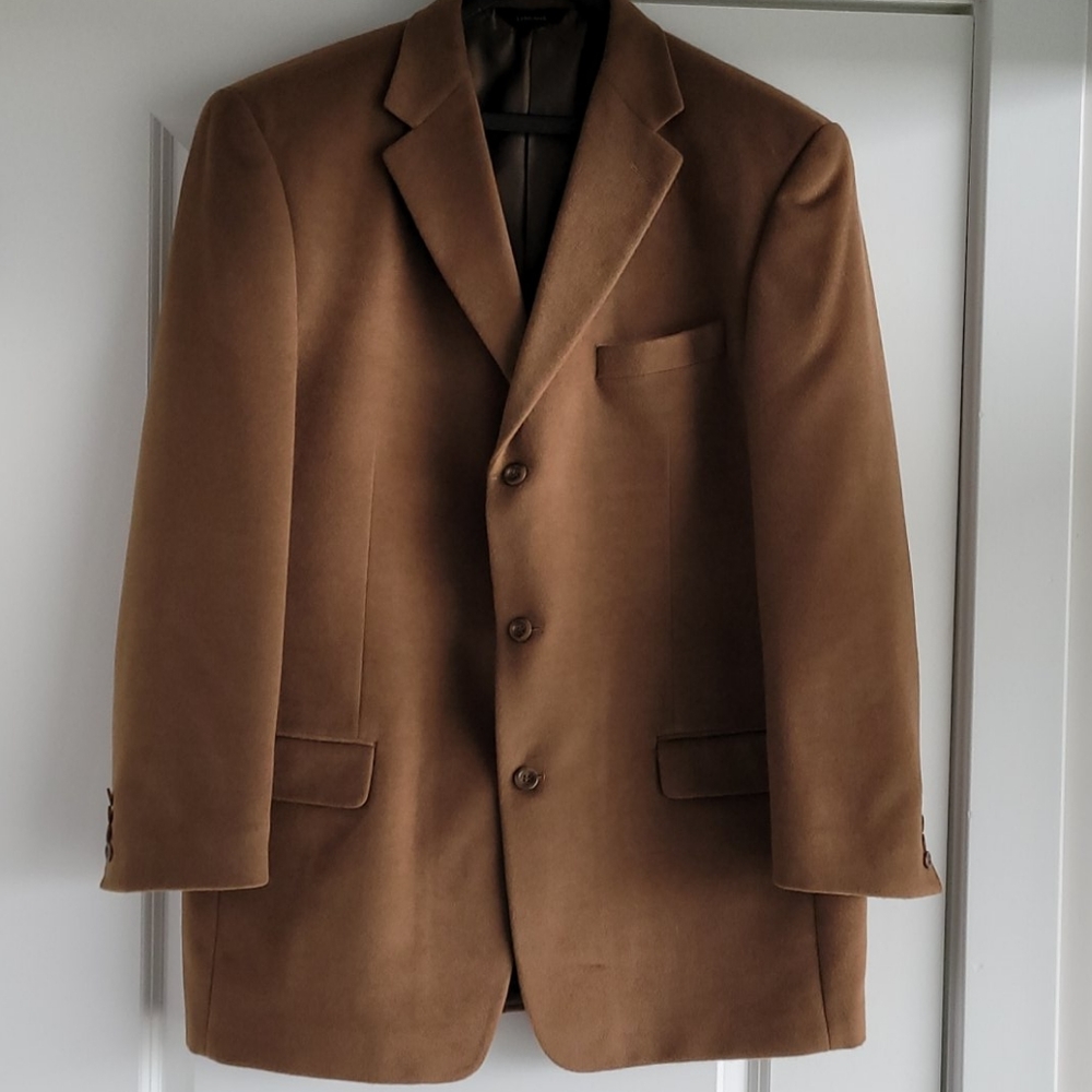 Light brown suede blazer
